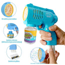 Pistola De Bolhas De Sabão Fabrica De Bolhas 10 Furos