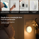 Luminária Luz LED Sensor de Movimento Magnética USB