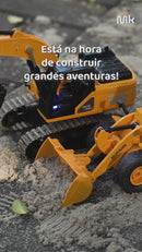 Kit Veículos de Construção Controle Remoto