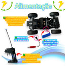 Carrinho de Controle Remoto Jeep Monster Truck